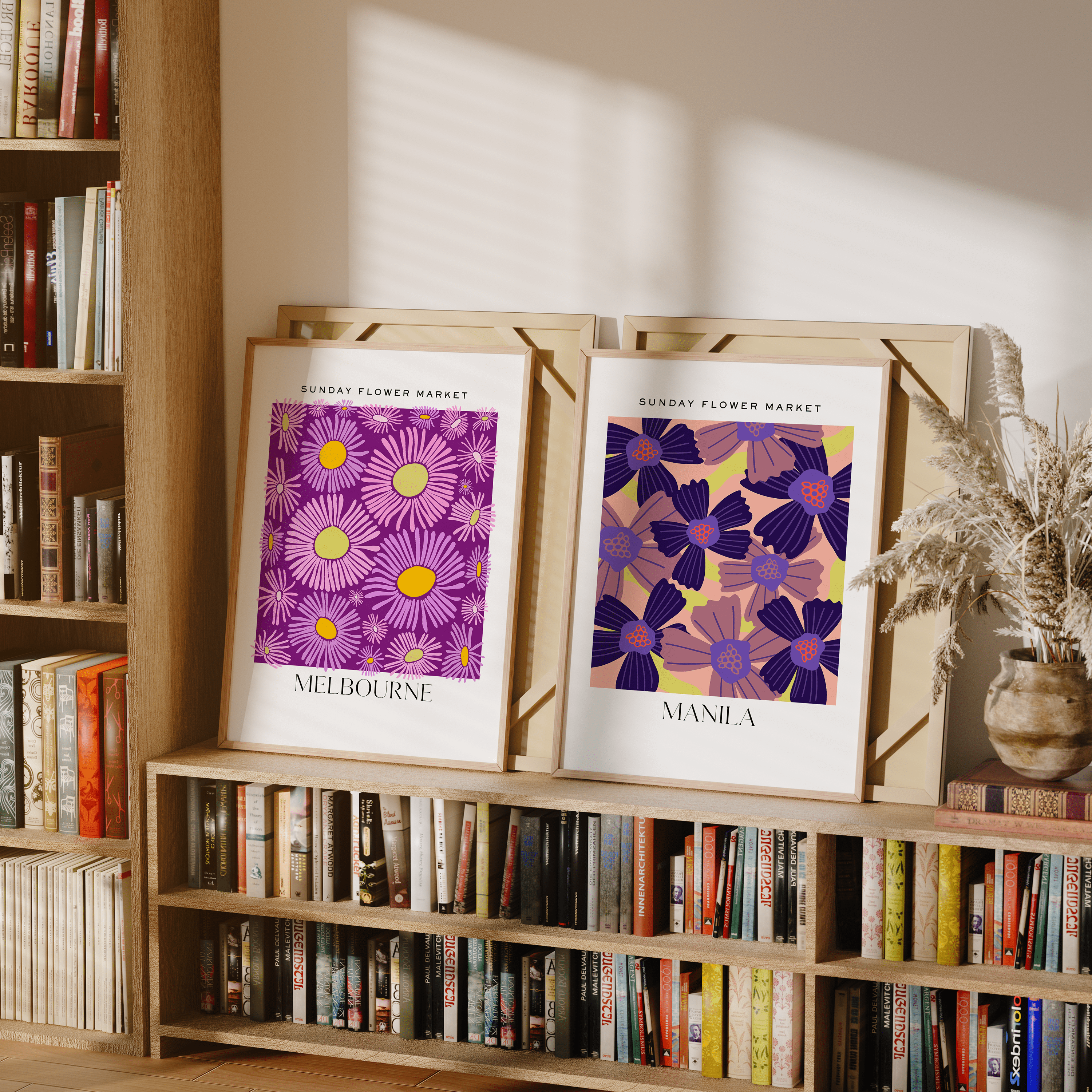 Customizable Flower Market Print 03 - THE WALL SNOB