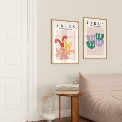 Libra Cutouts Print - THE WALL SNOB