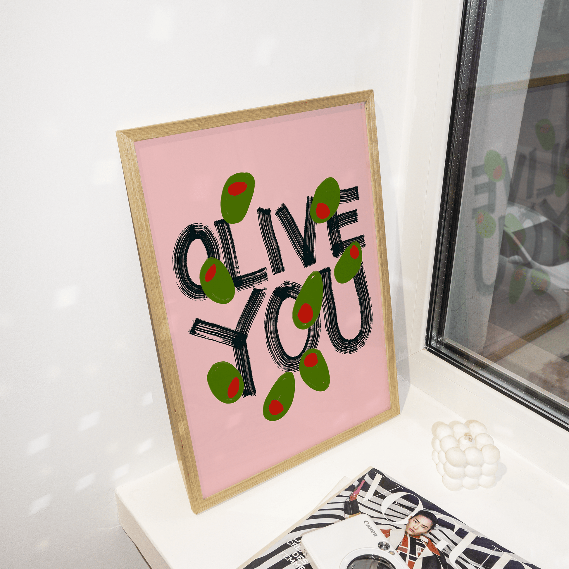 Olive You Print - THE WALL SNOB