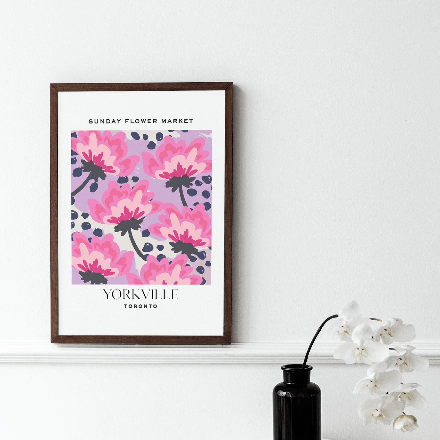 Yorkville Toronto Flower Market Print - THE WALL SNOB