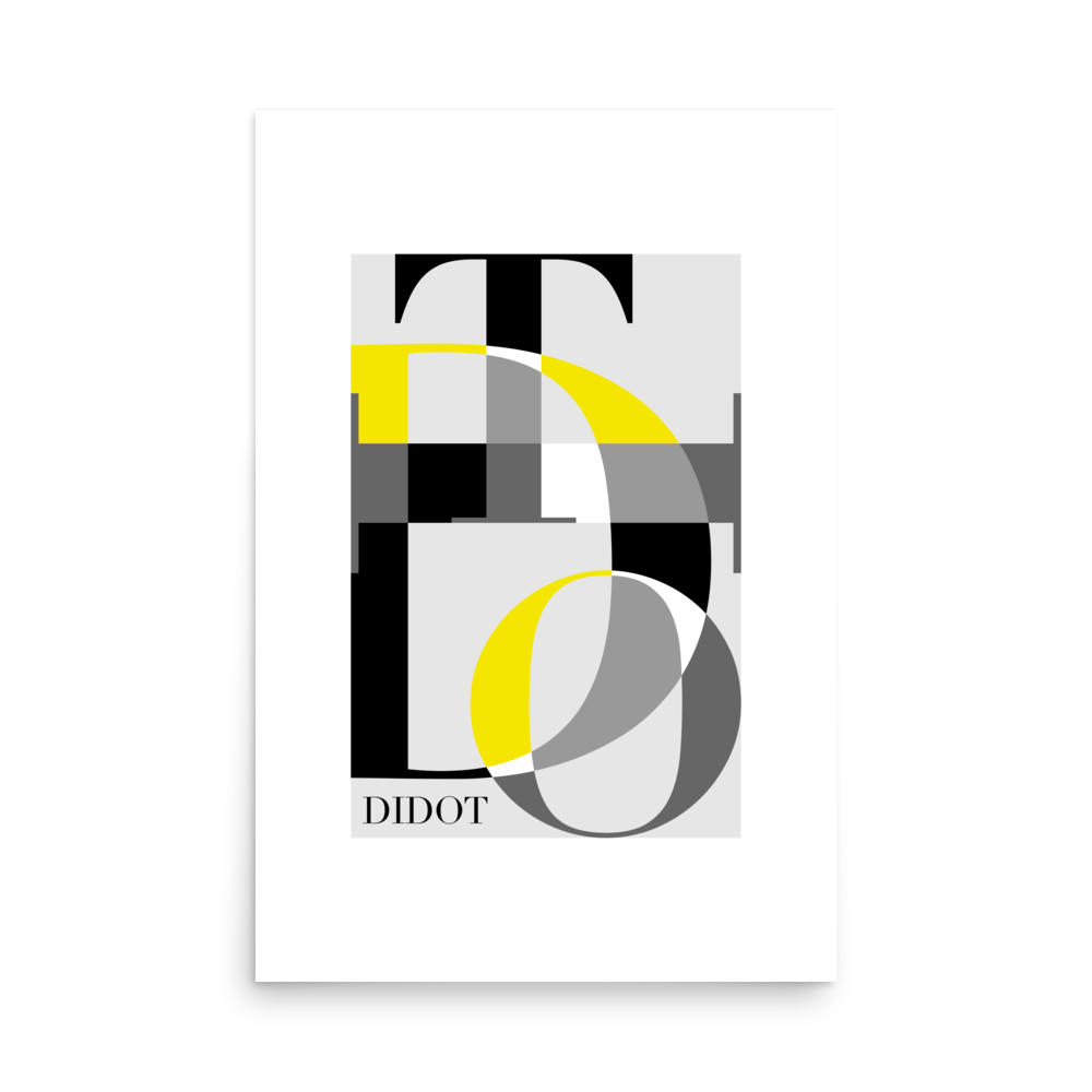 Didot Poster