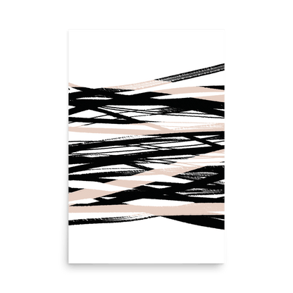 Abstract Flow Linea Print - THE WALL SNOB