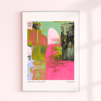 Abstract Gallery 010, Poster - THE WALL SNOB