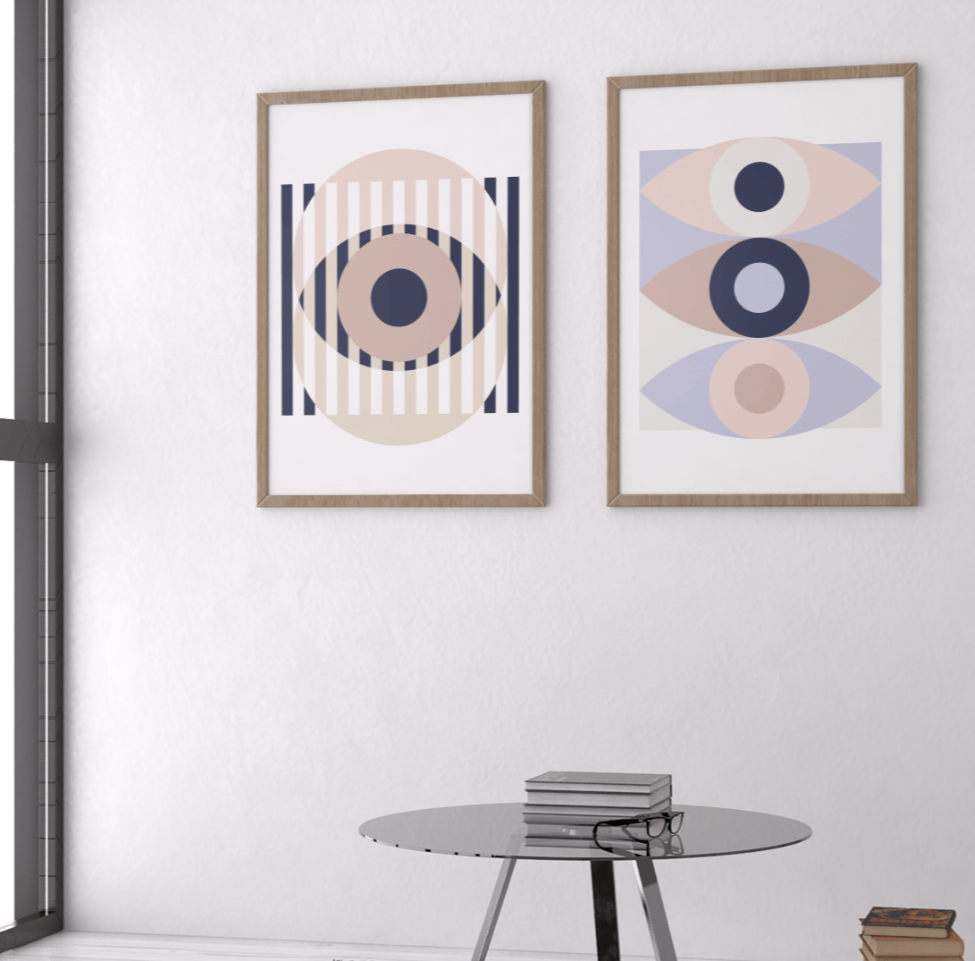 Abstract Geometry 001, Poster - THE WALL SNOB