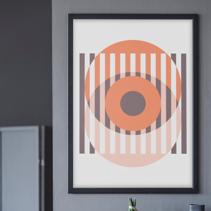 Abstract Geometry 002, Poster - THE WALL SNOB