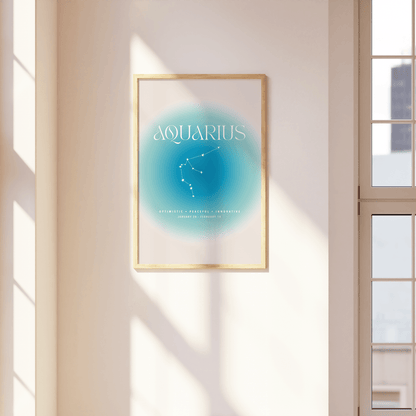 Aquarius Aura, Poster - THE WALL SNOB