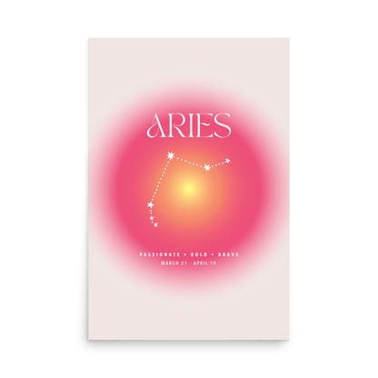 Aries Aura Print - THE WALL SNOB