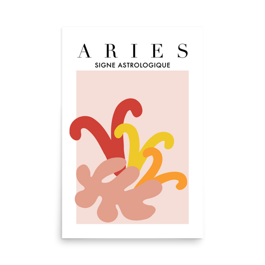 Aries Cutouts Print - THE WALL SNOB