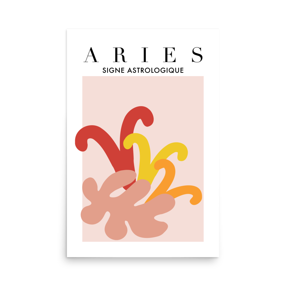 Aries Cutouts Print - THE WALL SNOB