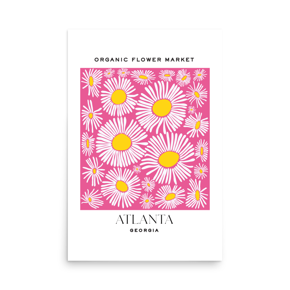 Atlanta Flower Market Print - THE WALL SNOB