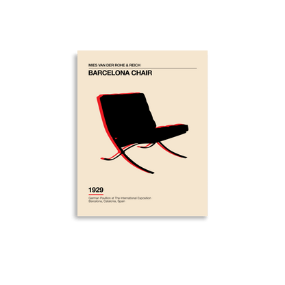 Barcelona Chair Print - THE WALL SNOB