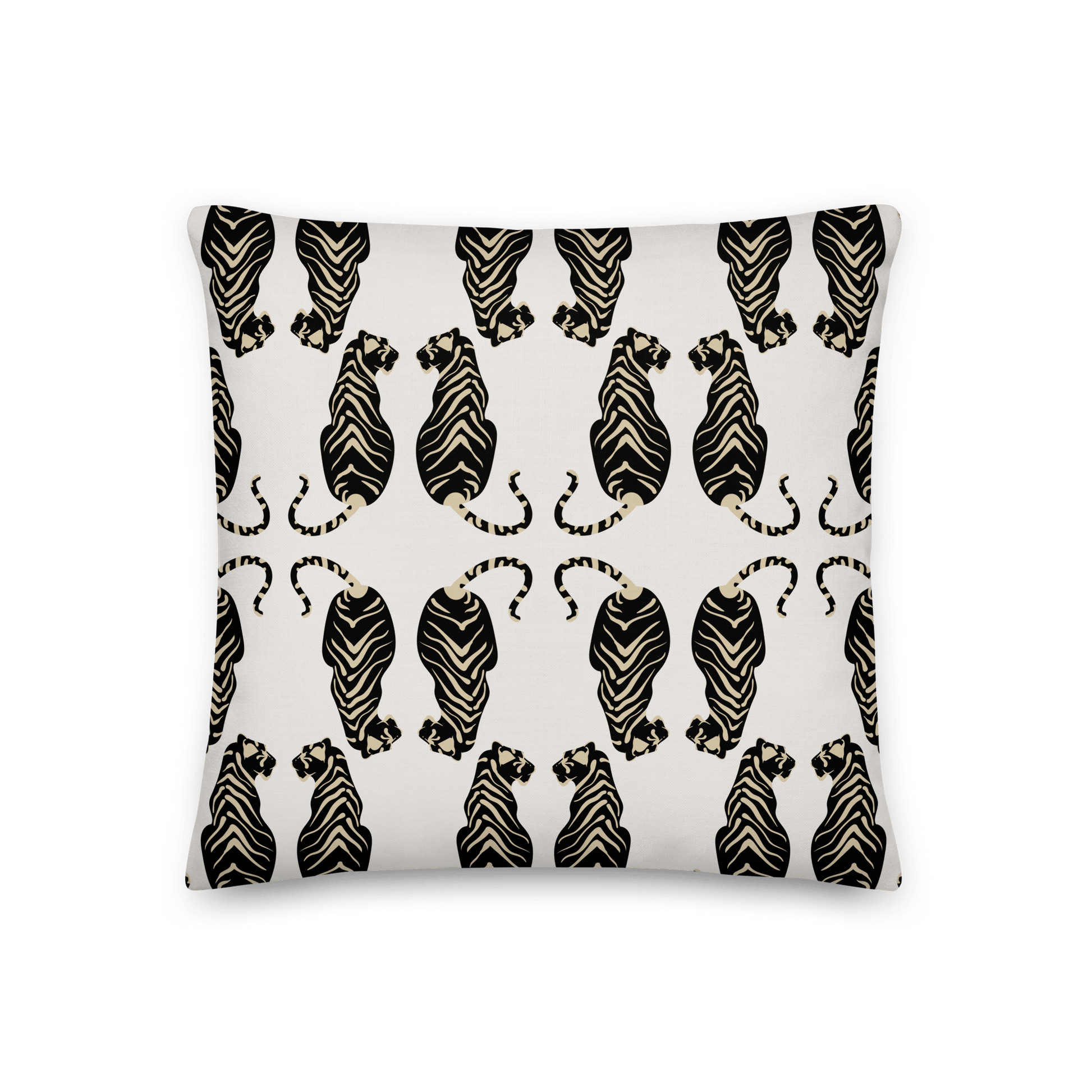 Black & Tan Tigress Pillowcase - THE WALL SNOB