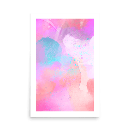 Bright Abstract Paint Print - THE WALL SNOB