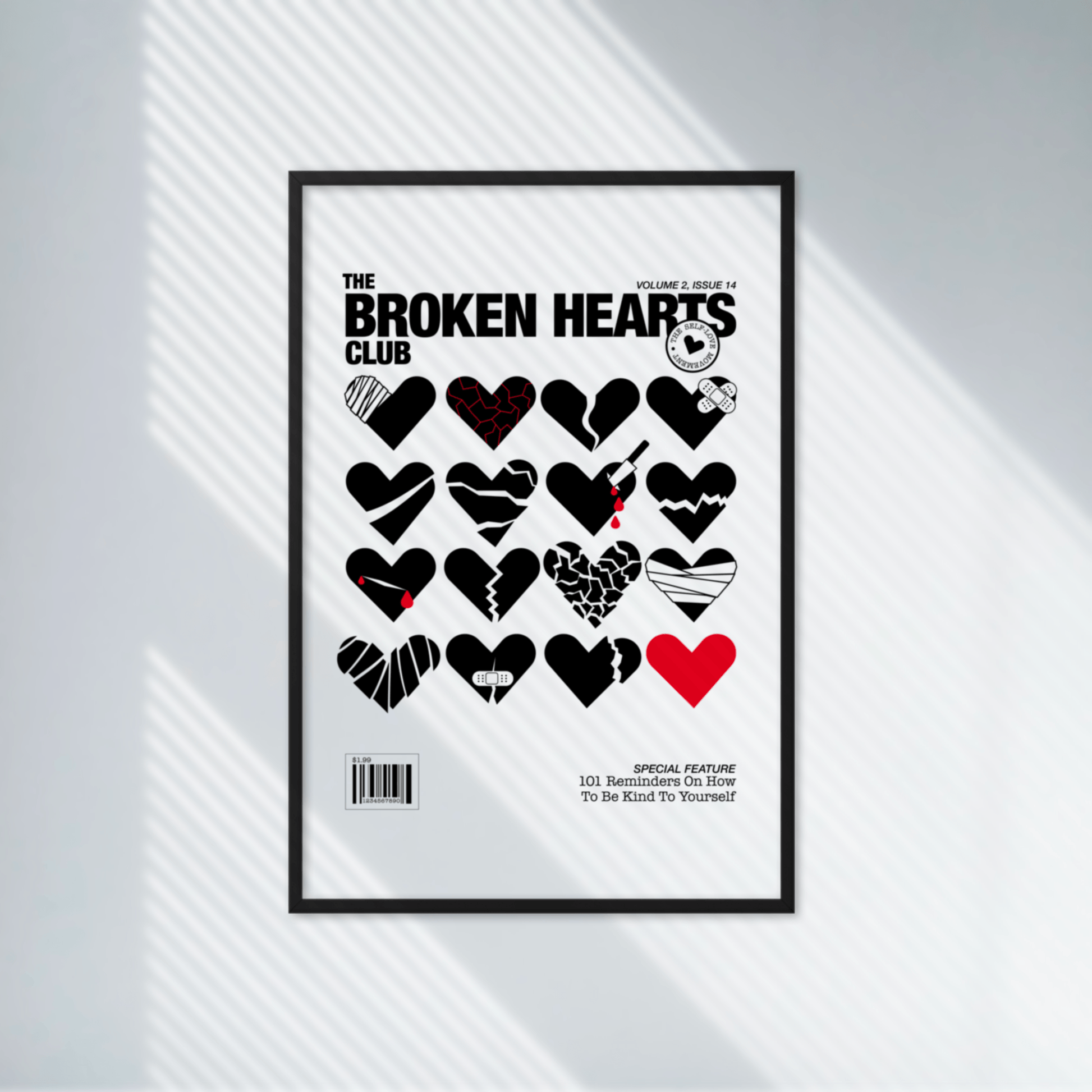 Broken Hearts Club Magazine, Poster - THE WALL SNOB