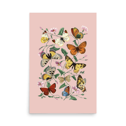 Butterfly Garden Print - THE WALL SNOB