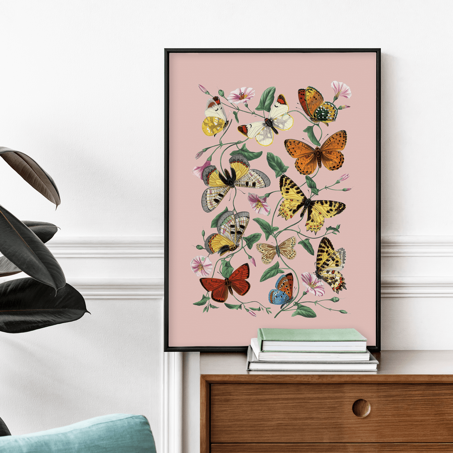 Butterfly Garden Print - THE WALL SNOB