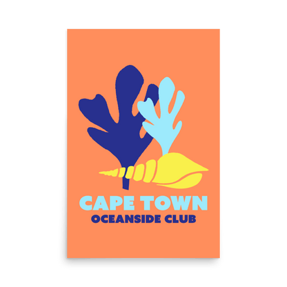 Cape Town Oceanside Club Print - THE WALL SNOB
