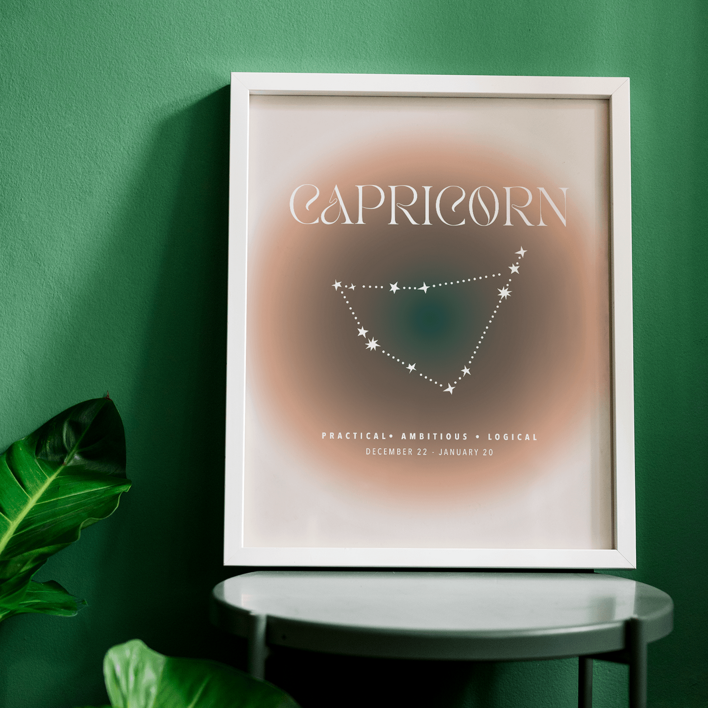 Capricorn Aura, Poster - THE WALL SNOB
