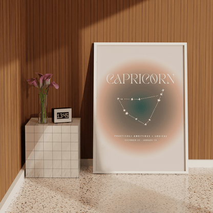Capricorn Aura, Poster - THE WALL SNOB