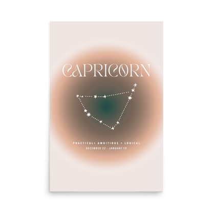 Capricorn Aura Print - THE WALL SNOB