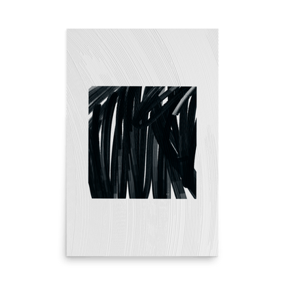 Carré Noir Print - THE WALL SNOB