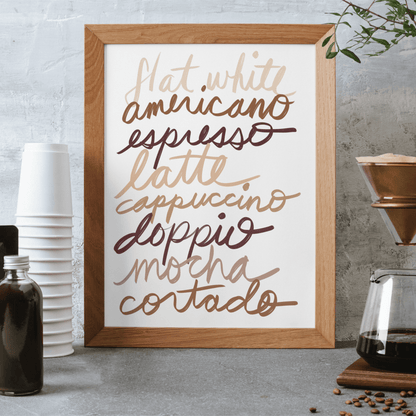 Casual Espresso, Poster - THE WALL SNOB
