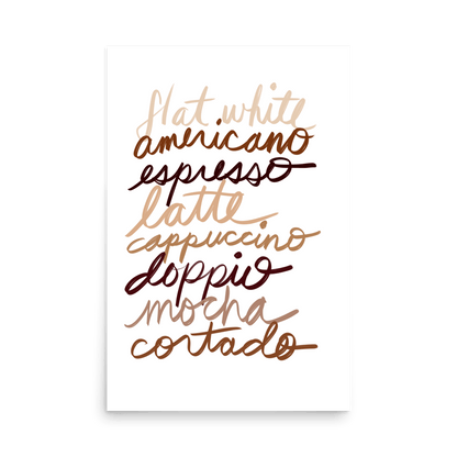 Casual Espresso Print - THE WALL SNOB