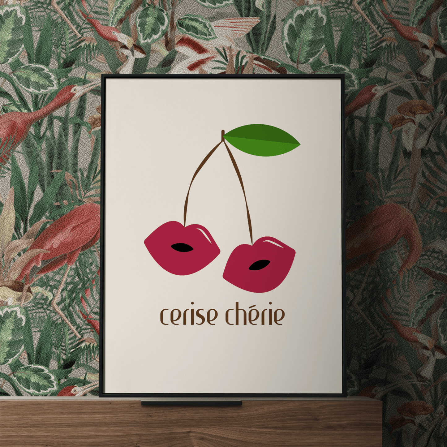 Cerise Chérie, Poster - THE WALL SNOB