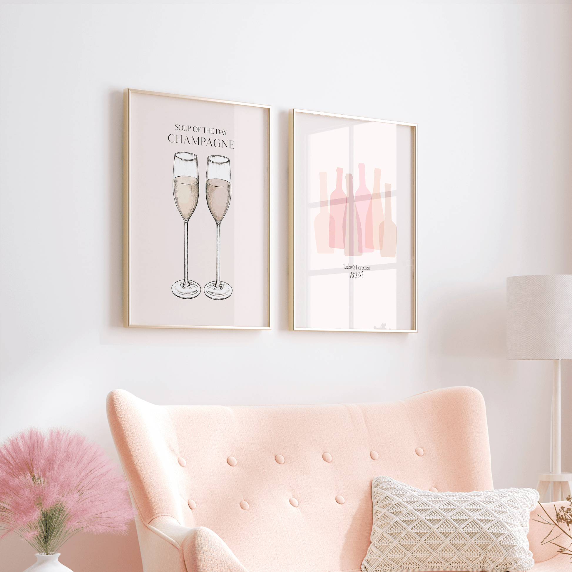 Champagne Soup Of The Day, Poster - THE WALL SNOB
