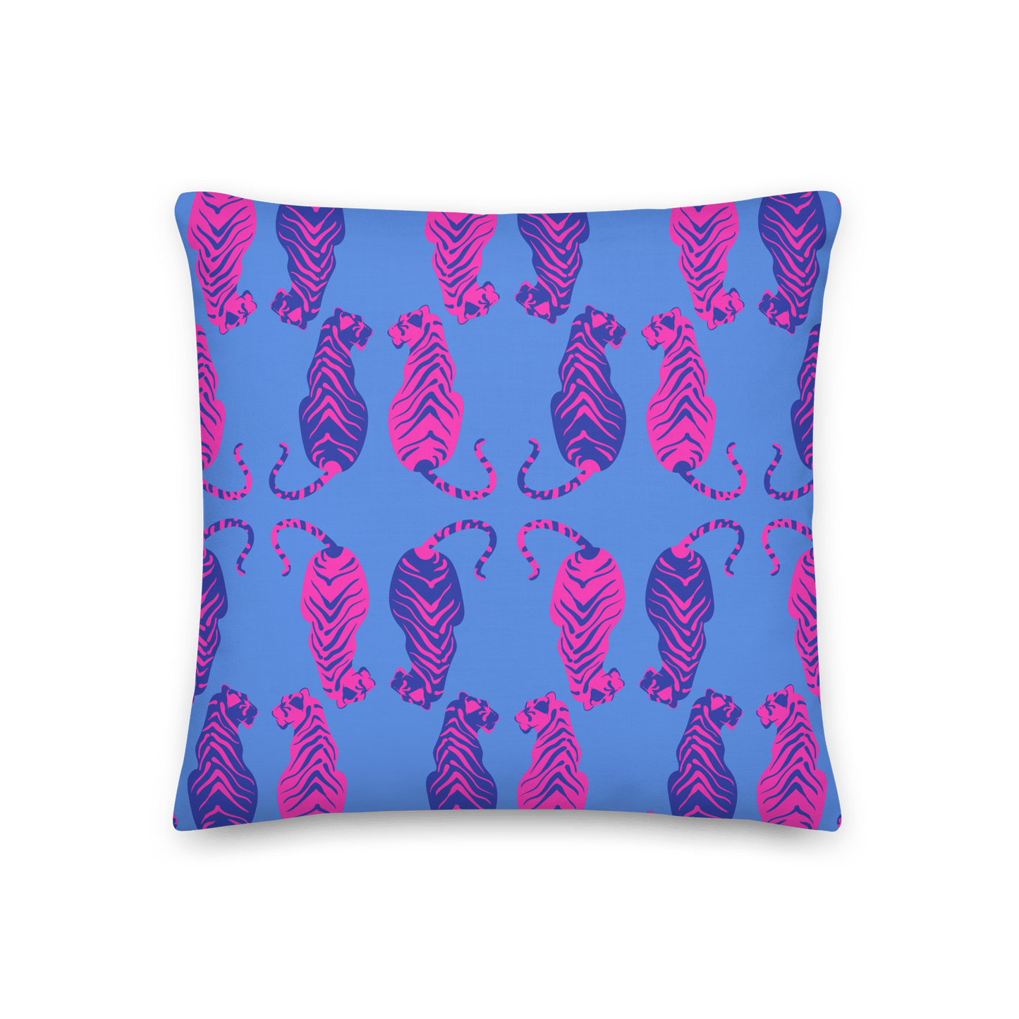Cobalt Tigress Pillowcase - THE WALL SNOB