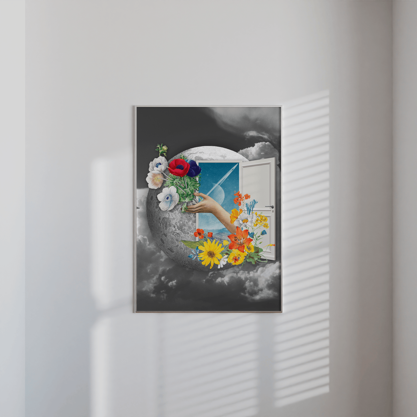 Cosmic Flower Portal Print - THE WALL SNOB