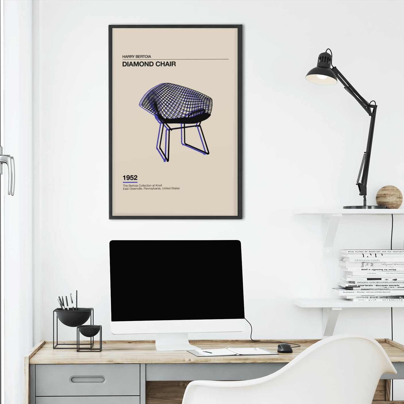 Diamond Chair, Poster - THE WALL SNOB