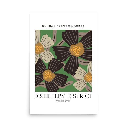 Distillery District Toronto Flower Market Print - THE WALL SNOB