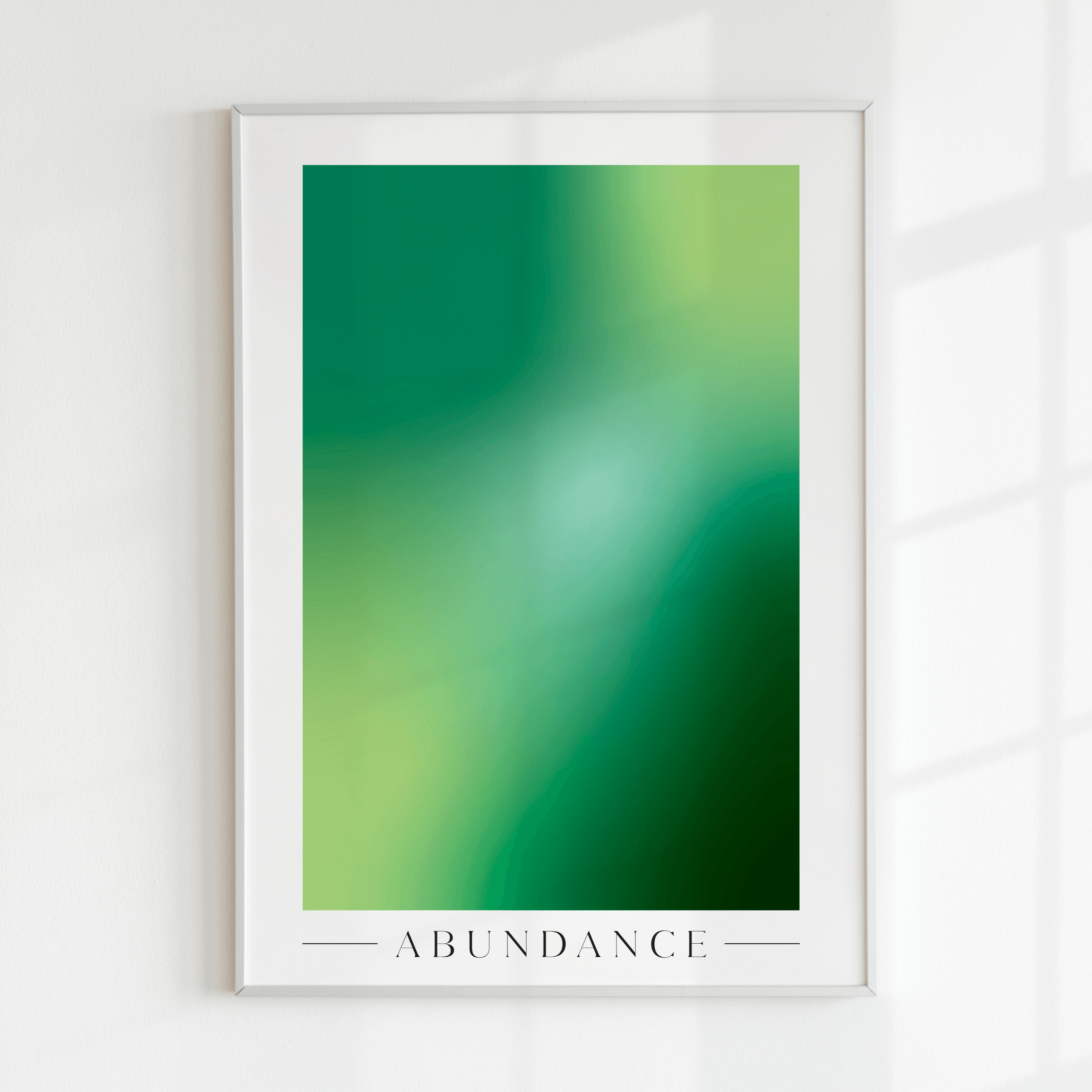 Divine Aura - Abundance, Poster - THE WALL SNOB