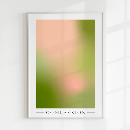 Divine Aura - Compassion, Poster - THE WALL SNOB