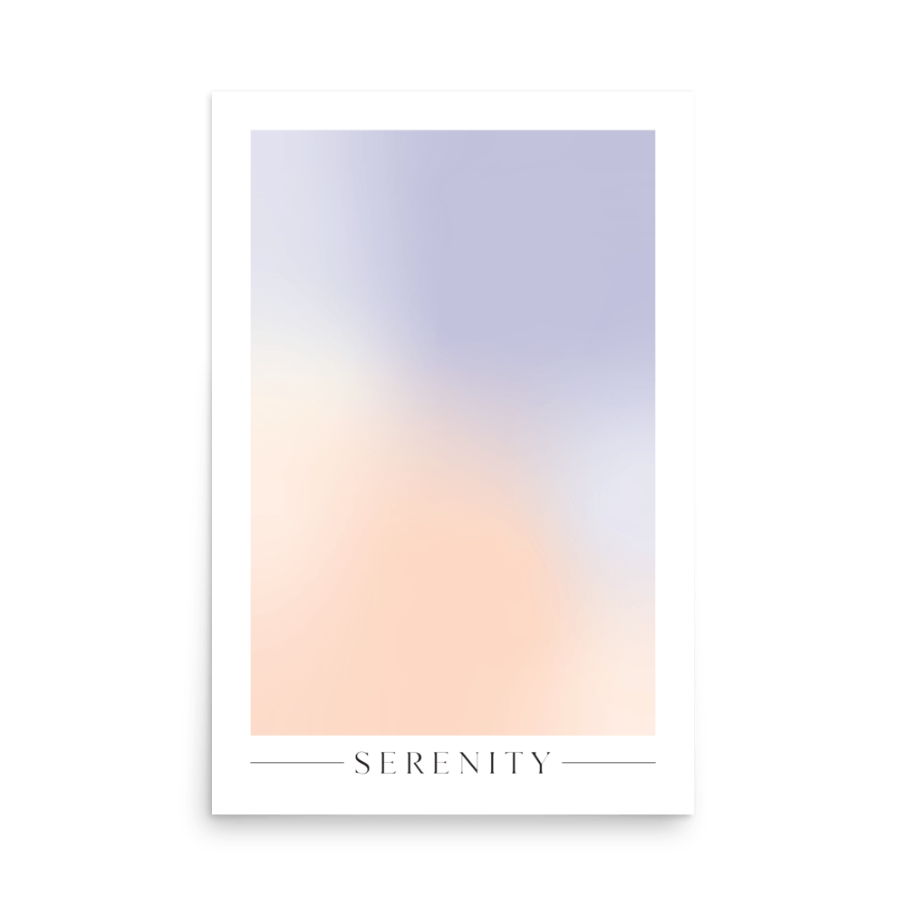 Divine Aura - Serenity Print - THE WALL SNOB