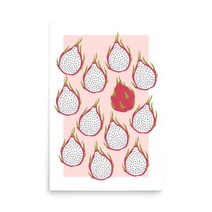 Dragonfruit Gallery Print - THE WALL SNOB