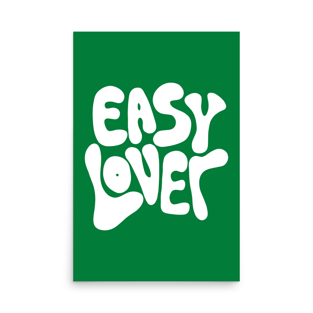 Easy Lover Print - THE WALL SNOB