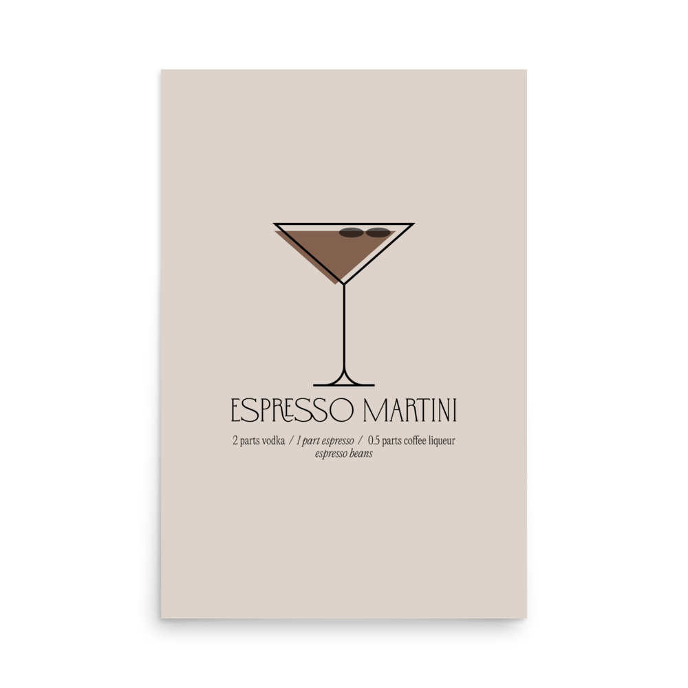 Espresso Martini Print - THE WALL SNOB