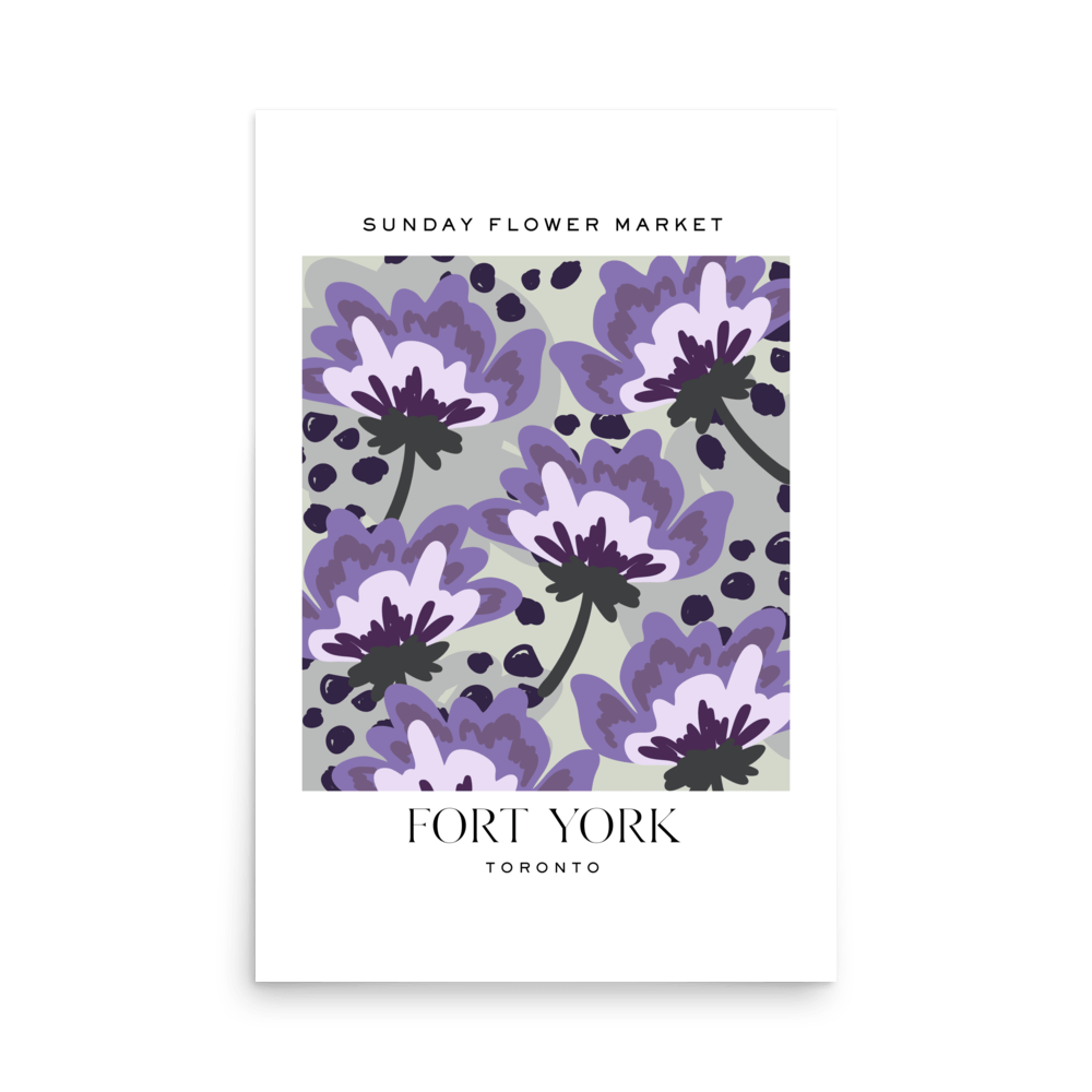 Fort York Toronto Flower Market Print - THE WALL SNOB