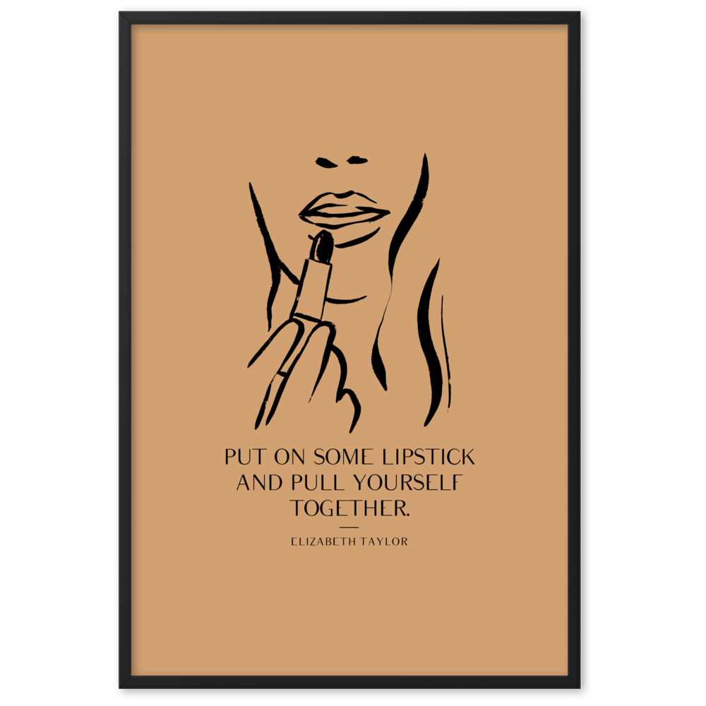 Framed Set of 3 Muse Quotes Prints - THE WALL SNOB