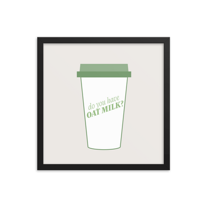 Framed Set of 4 Coffee Snob Prints - THE WALL SNOB
