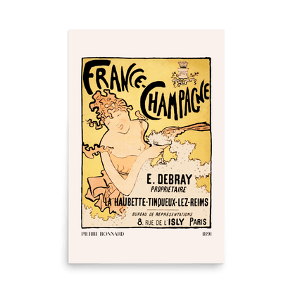France-Champagne by Pierre Bonnard Print - THE WALL SNOB