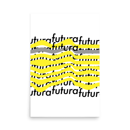 Futura Wave Bold Print - THE WALL SNOB