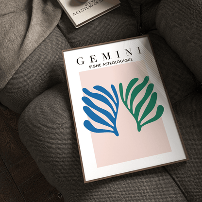 Gemini Cutouts, Poster - THE WALL SNOB