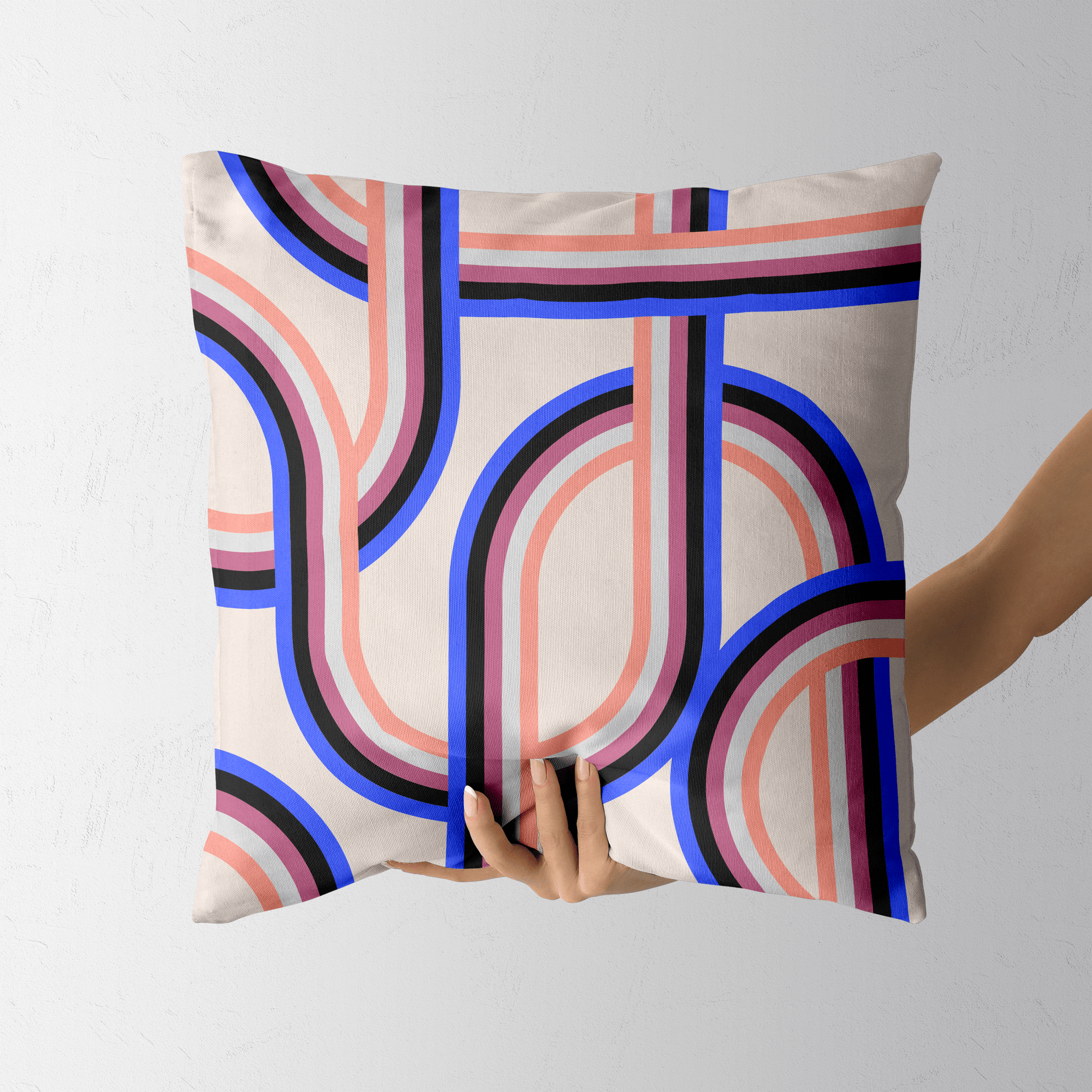 Genderfluid Pride Stripes Pillowcase - THE WALL SNOB