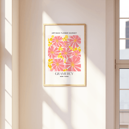 Gramercy New York Flower Market Print - THE WALL SNOB