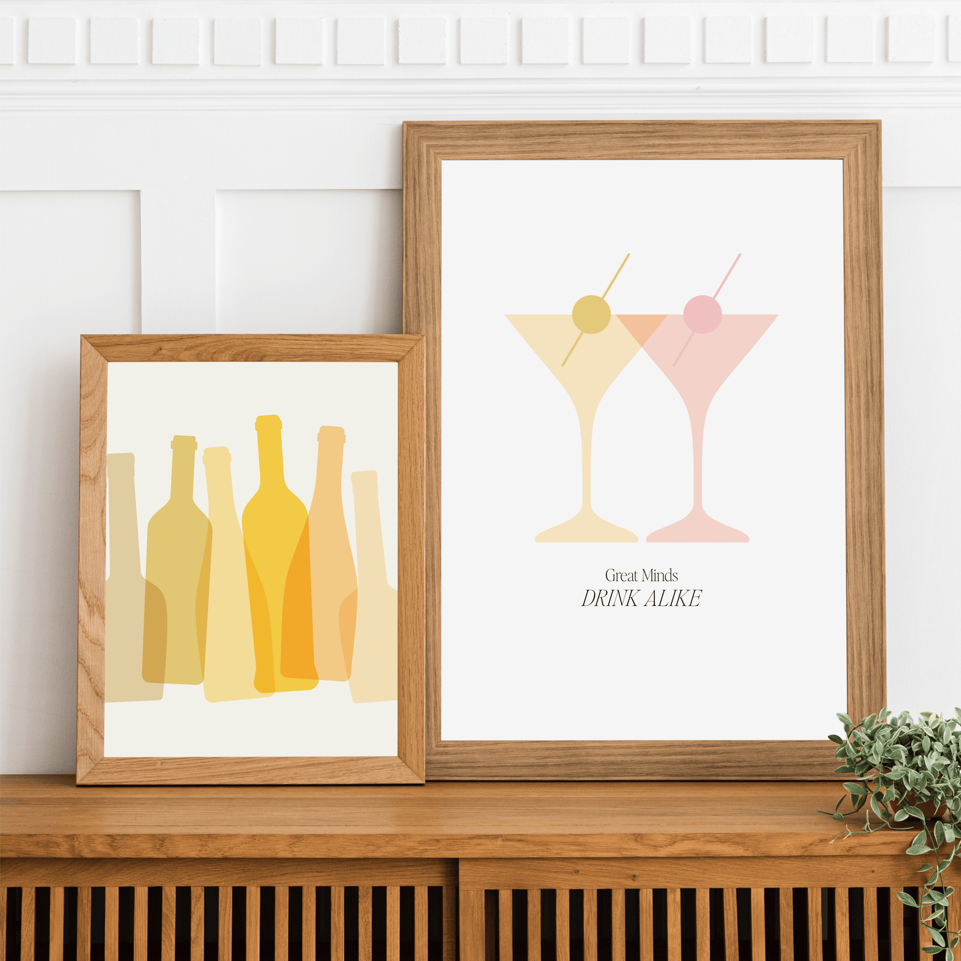 Great Minds Drink Alike, Poster - THE WALL SNOB
