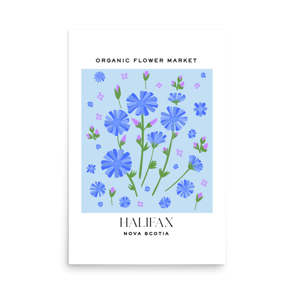 Halifax Flower Market Print - THE WALL SNOB