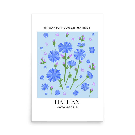 Halifax Flower Market Print - THE WALL SNOB